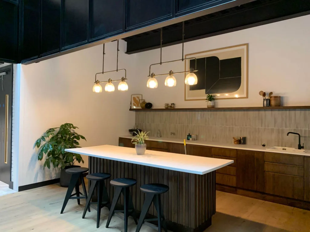 An Interior Shot Of The Shared Kitchen Space At The Coal House In Cardiff