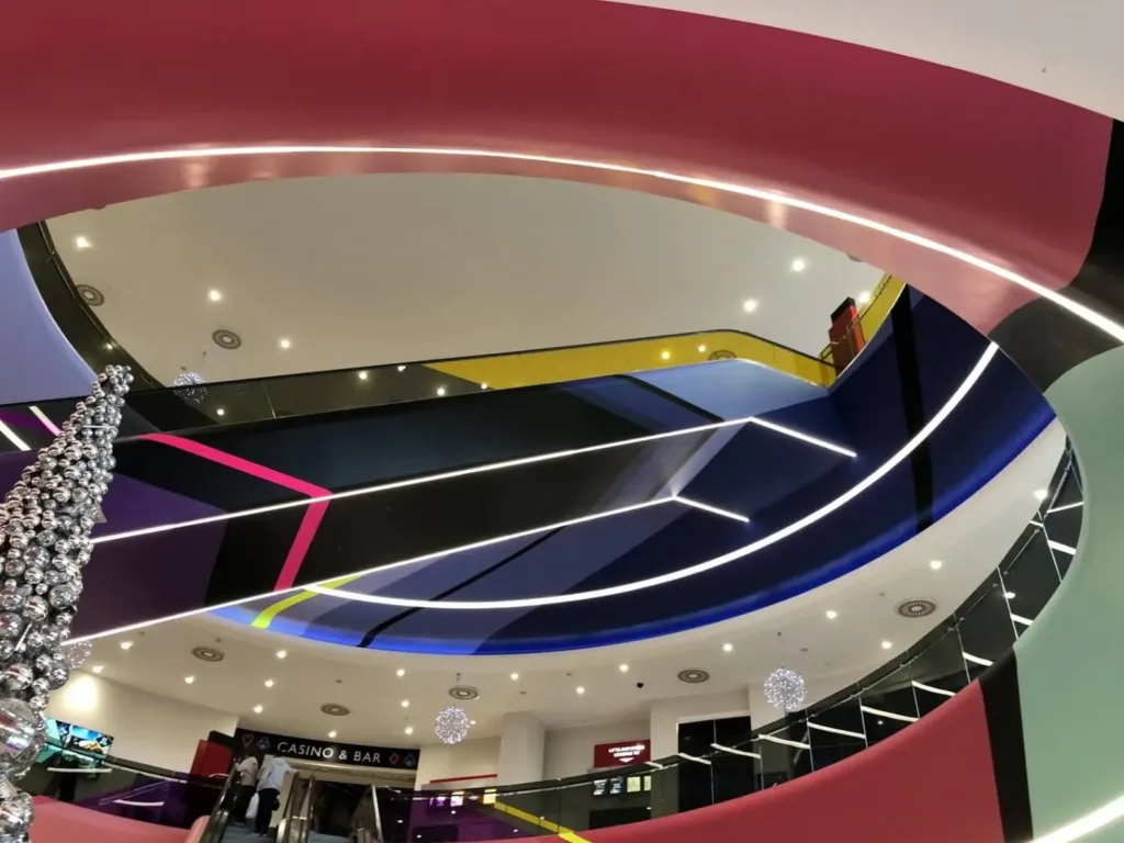 An Interior Shot Of The Resorts World Shopping Centre In Birmingham