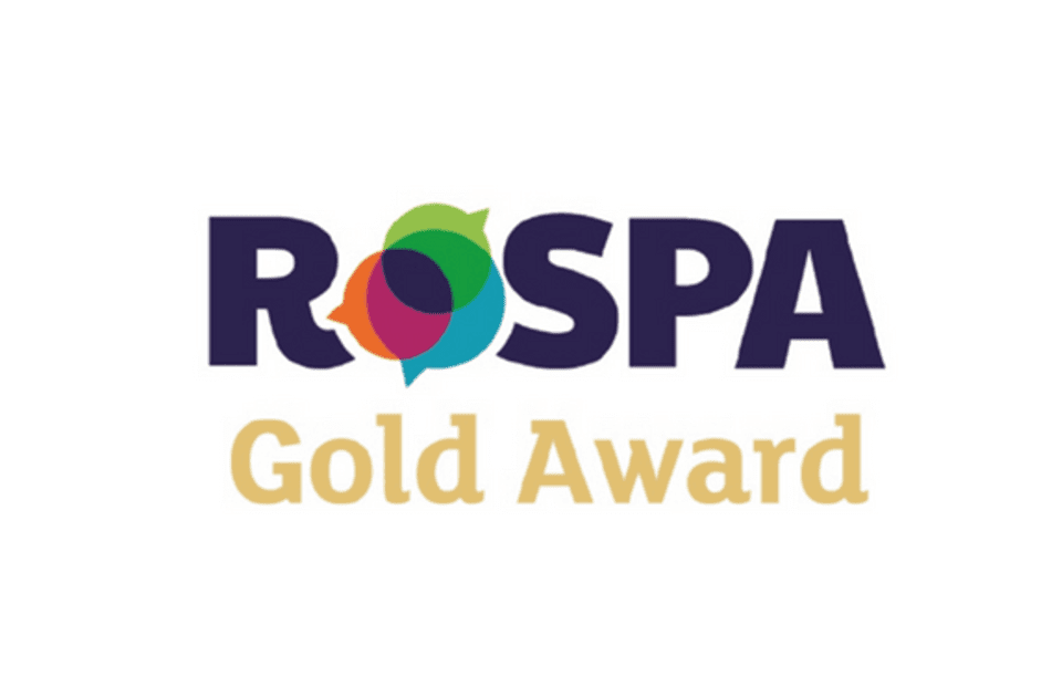 The RoSPA Gold Award Logo