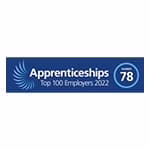 Apprenticeships Top 100 Employers 2022: Rank 78